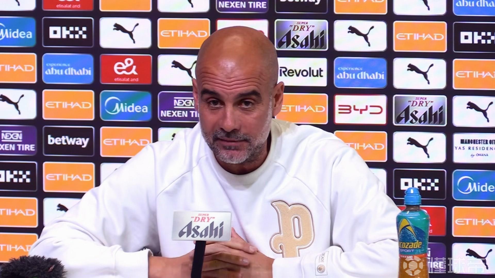 阿森纳从来没在阿提哈德赢过球？瓜帅：可别问这个，换个问题