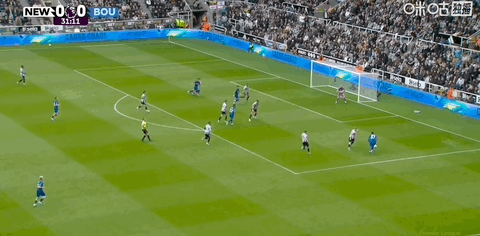 半场：纽卡0-1伯恩茅斯，拉扬助攻塔韦尼耶破门