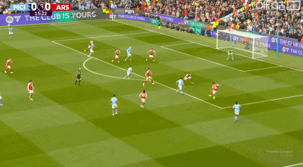 英超天王山！曼城2-1阿森纳 哈兰德制胜谢尔基哈弗茨破门