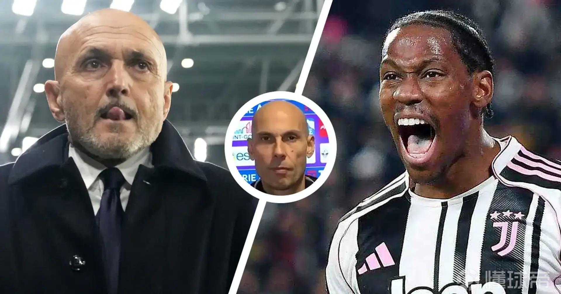 记者：斯帕莱蒂还想再给戴维机会，戴维的未来仍无定论