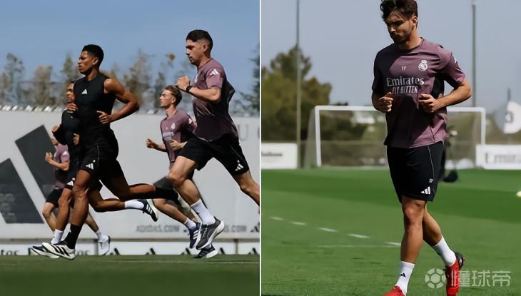 记者：皇马今日恢复训练，此前生病的劳尔-阿森西奥已回归
