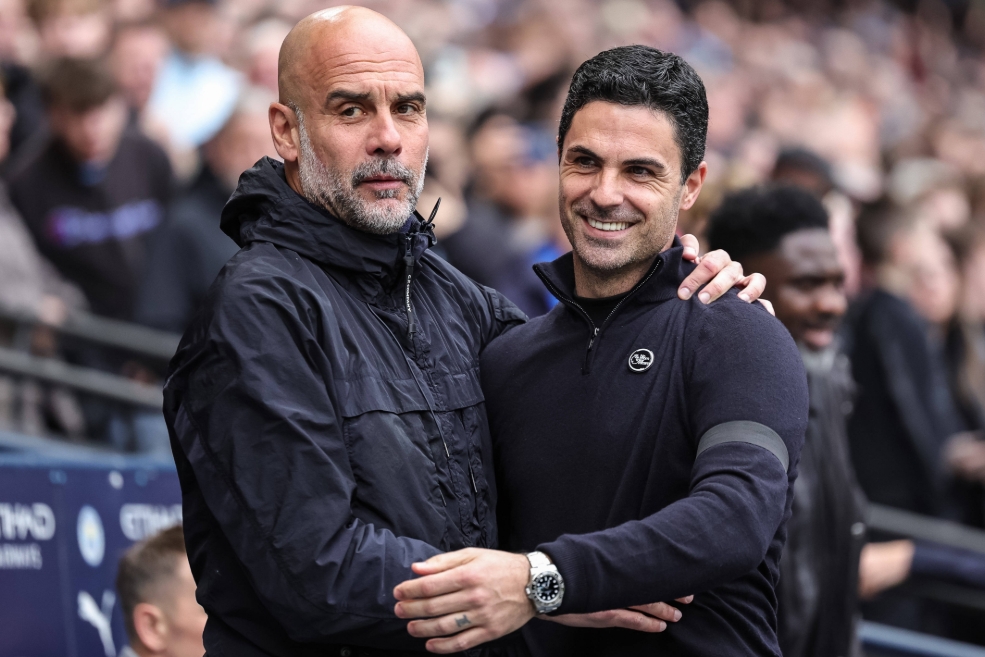 还剩5场！曼城阿森纳争冠赛程对比：均3主2客 曼城将战维拉