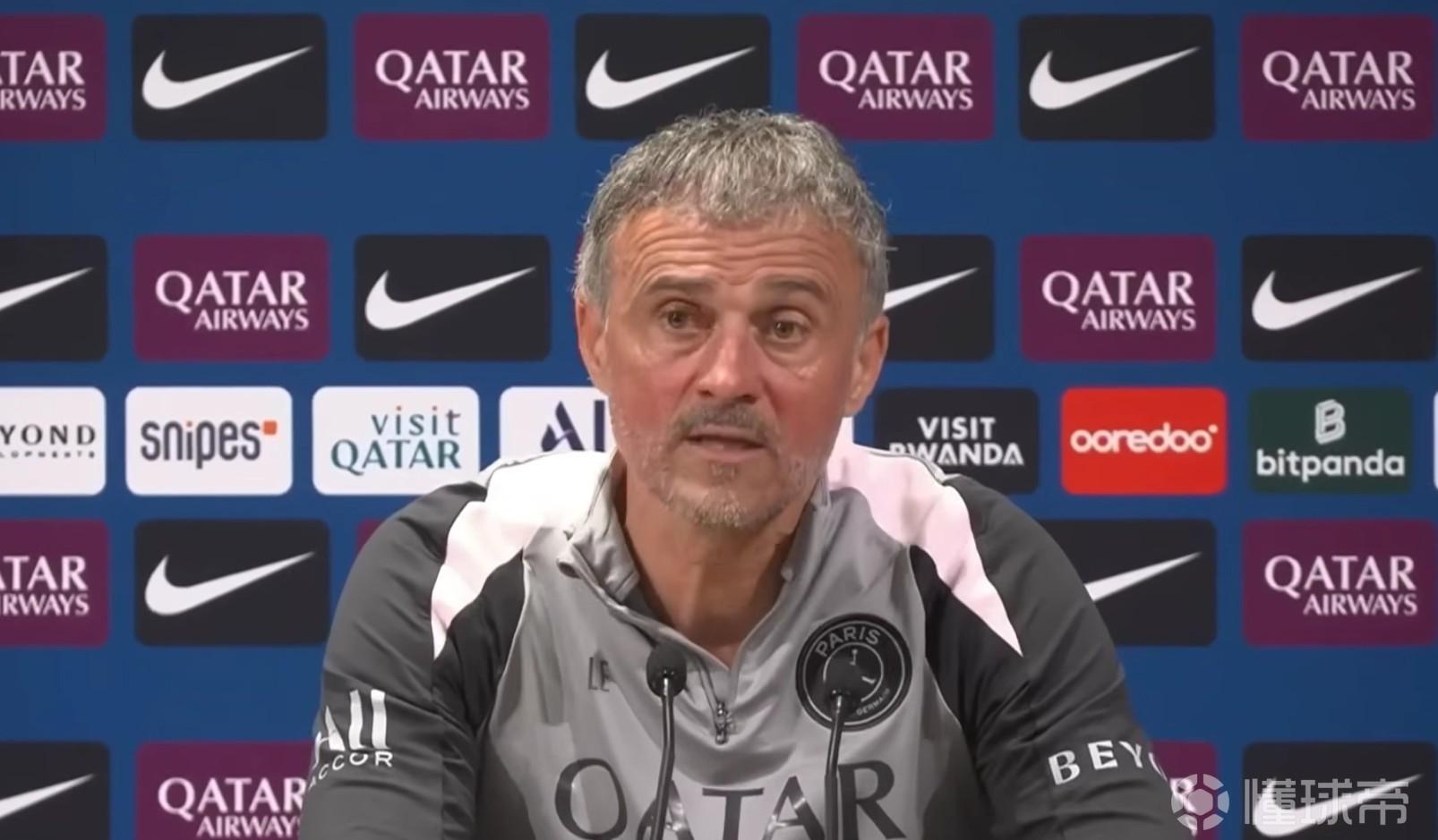 恩里克：因世界杯多给球员机会？我是巴黎教练，其他我不在乎