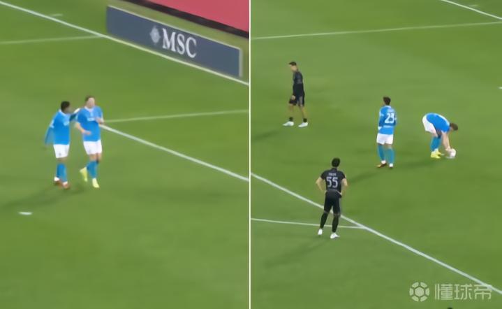 焦瓦内想主罚点球，麦克托米奈表示自己来最终却将点球罚丢