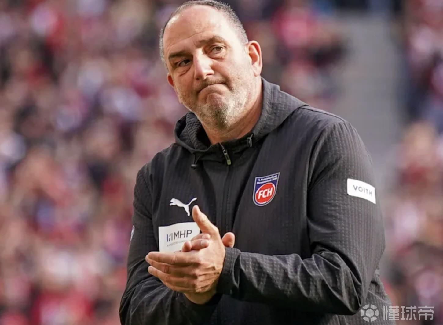 德甲执教最久主帅施密特：下赛季或是我在海登海姆的最后一年