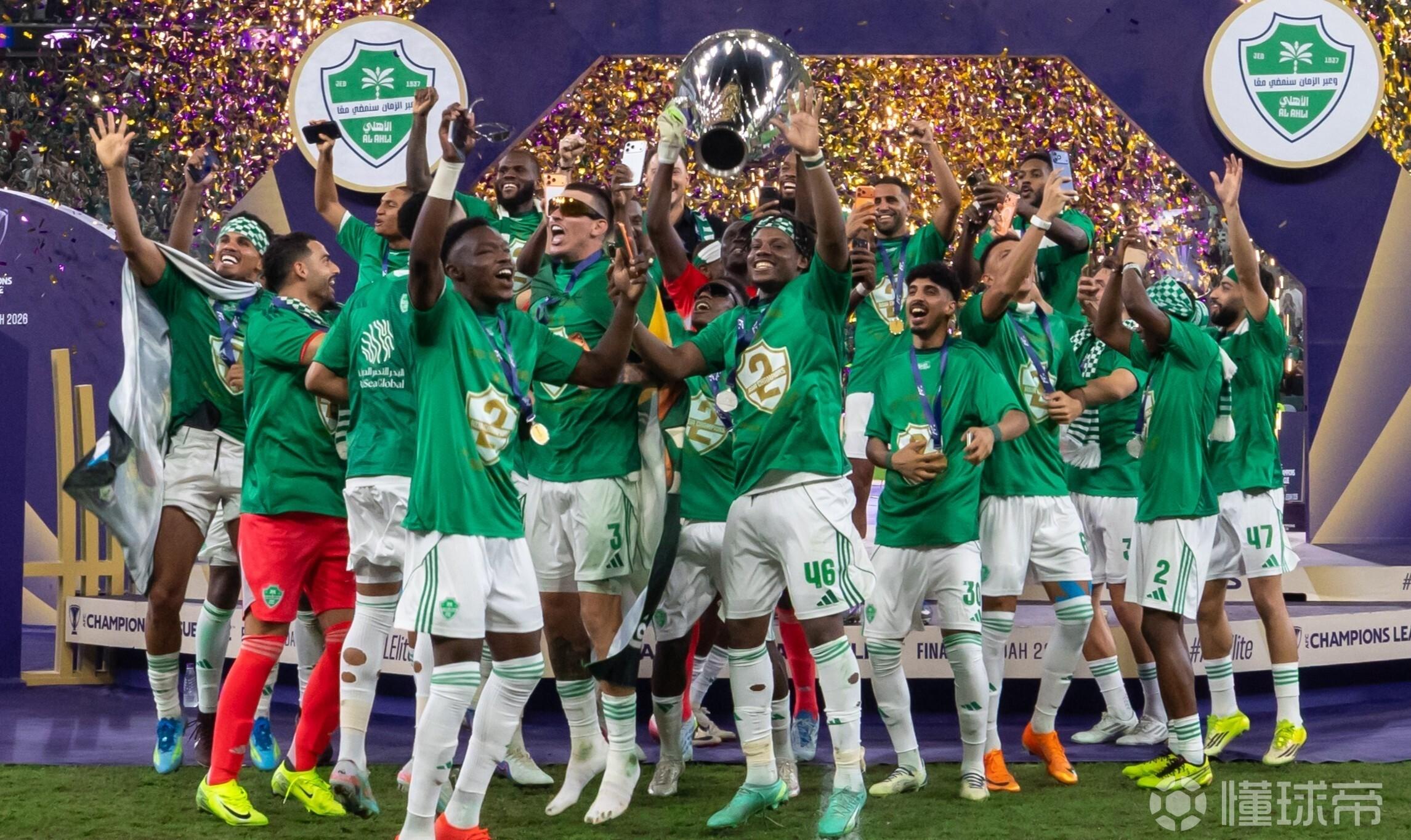 继吉达联合后，吉达国民成第二支亚洲顶级赛事两连冠球队