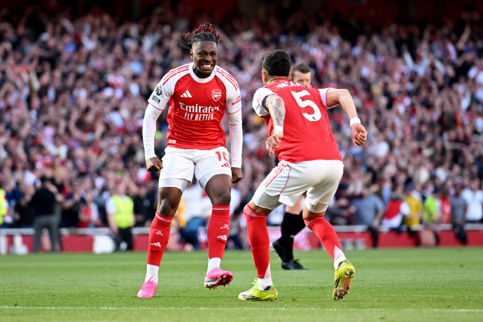 英超争冠形势：阿森纳先赛剩4轮领先曼城3分 枪手多一个净胜球