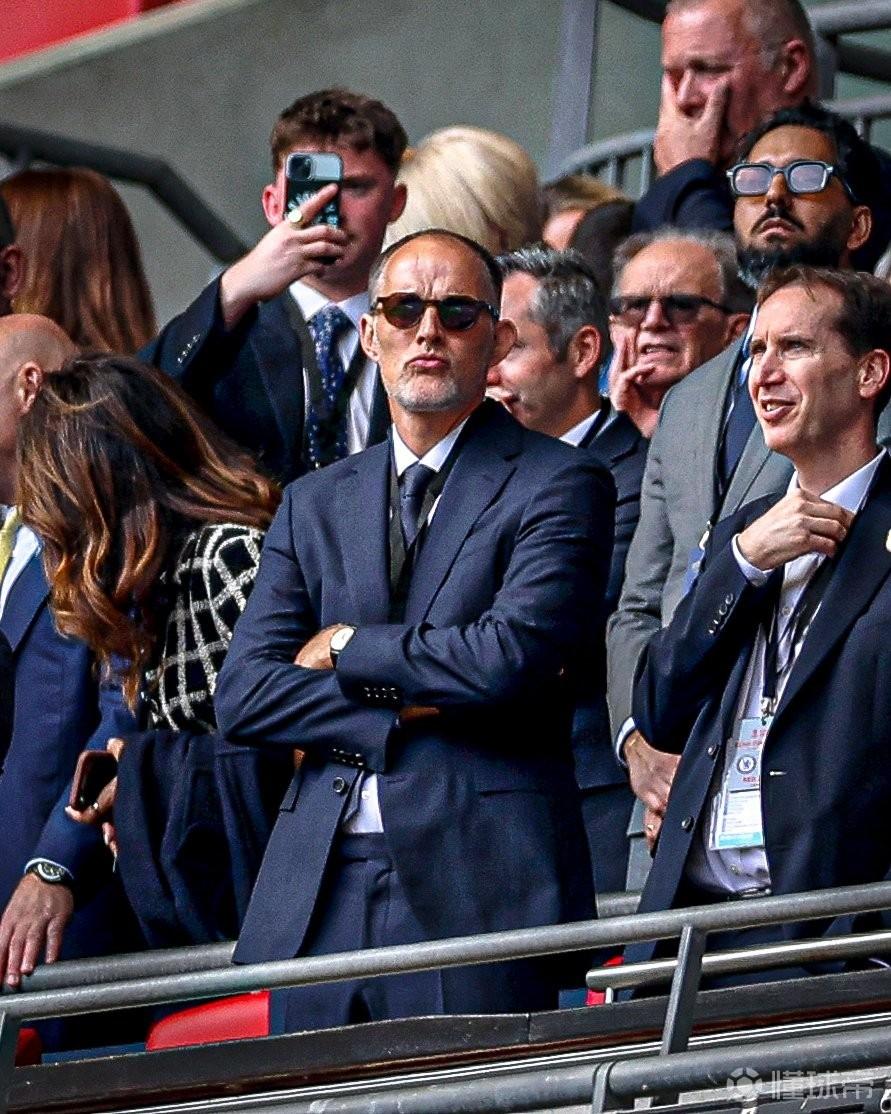 考察球员，图赫尔现场观看足总杯半决赛切尔西vs利兹联