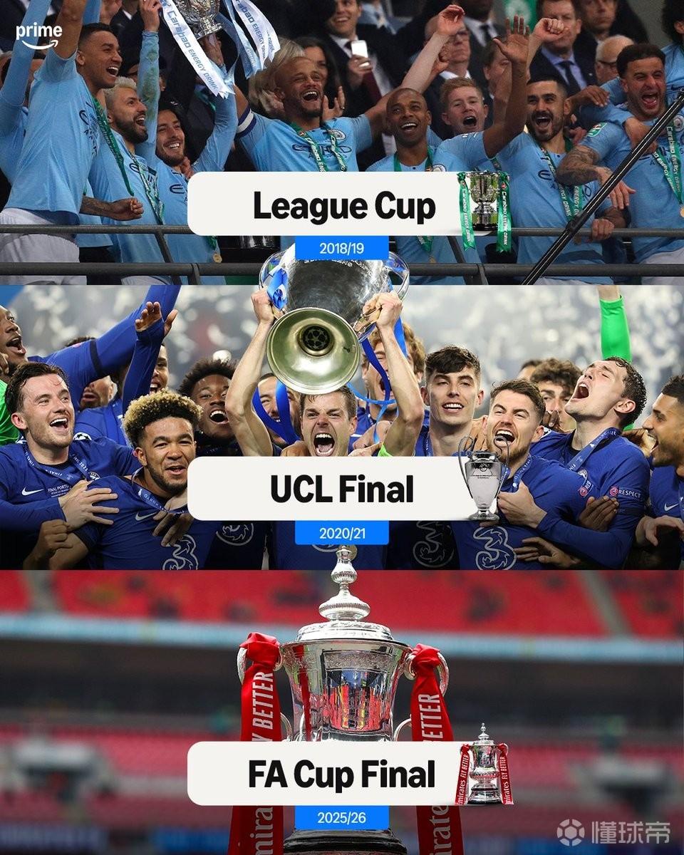 这一次结果会如何？切尔西和曼城第三次在主要赛事决赛相遇