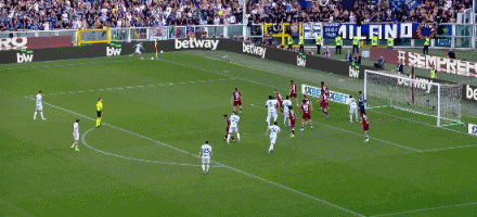 第61分钟，迪马尔科再献助攻，比塞克头槌扩大比分，都灵0-2国米