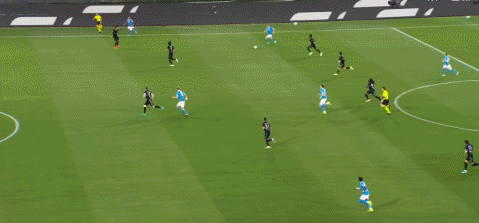 半场：那不勒斯3-0克雷莫内塞，德布劳内传射，霍伊伦建功