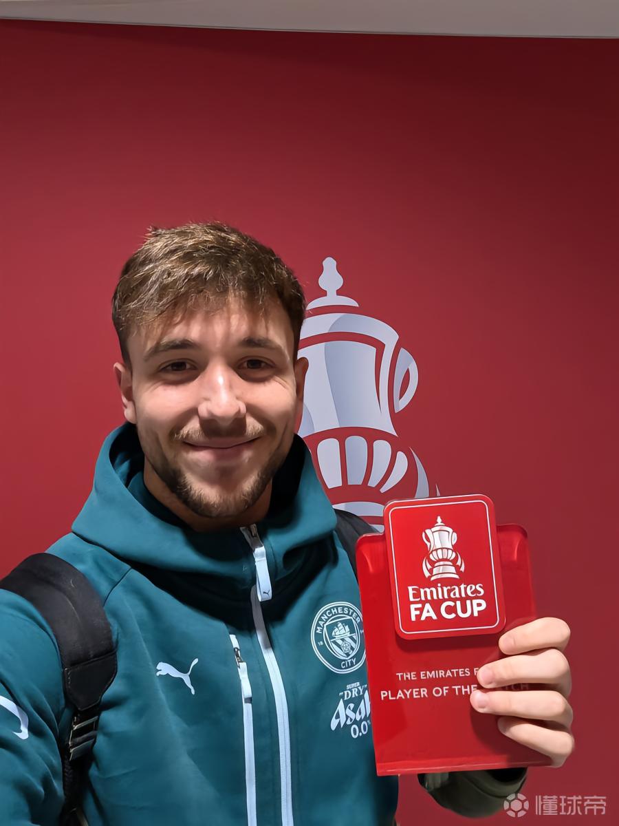 轰入世界波，尼科-冈萨雷斯当选足总杯官方全场最佳球员