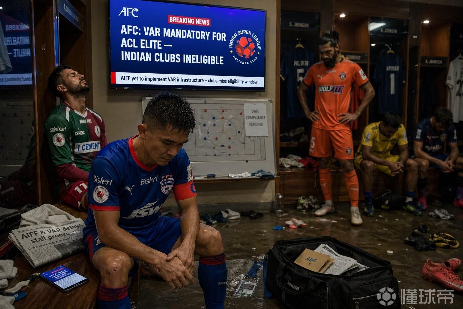 博主：亚足联要求只有具备VAR设施的国家才能参加亚冠精英赛