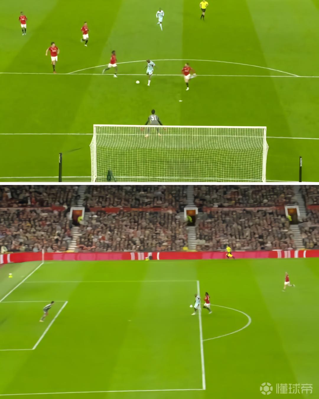 卧底？两次单刀不射门，蒂亚戈面对曼联的预期进球为0