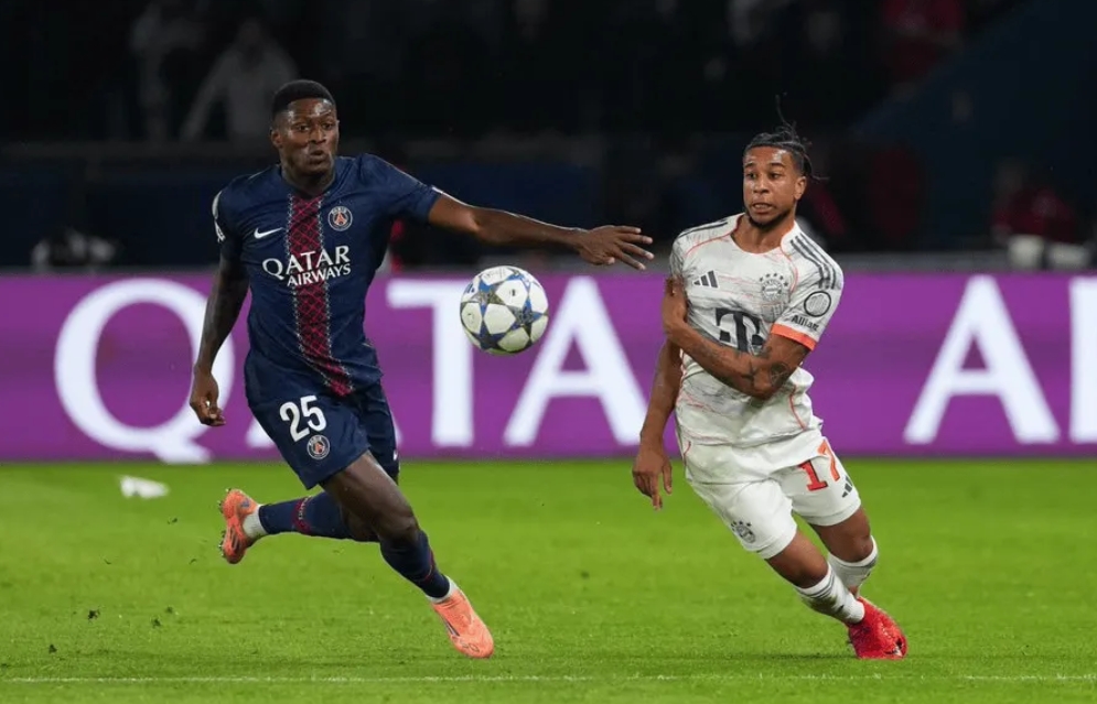 对攻战！本赛季欧冠至今拜仁巴黎均进38球 并列所有队之首