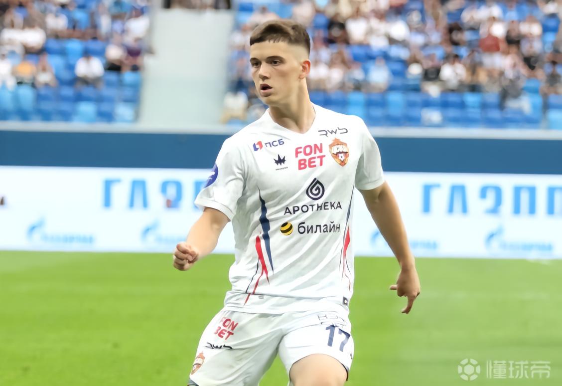 意媒：国米接触莫斯科中央陆军边锋格列博夫，球员估价2000万