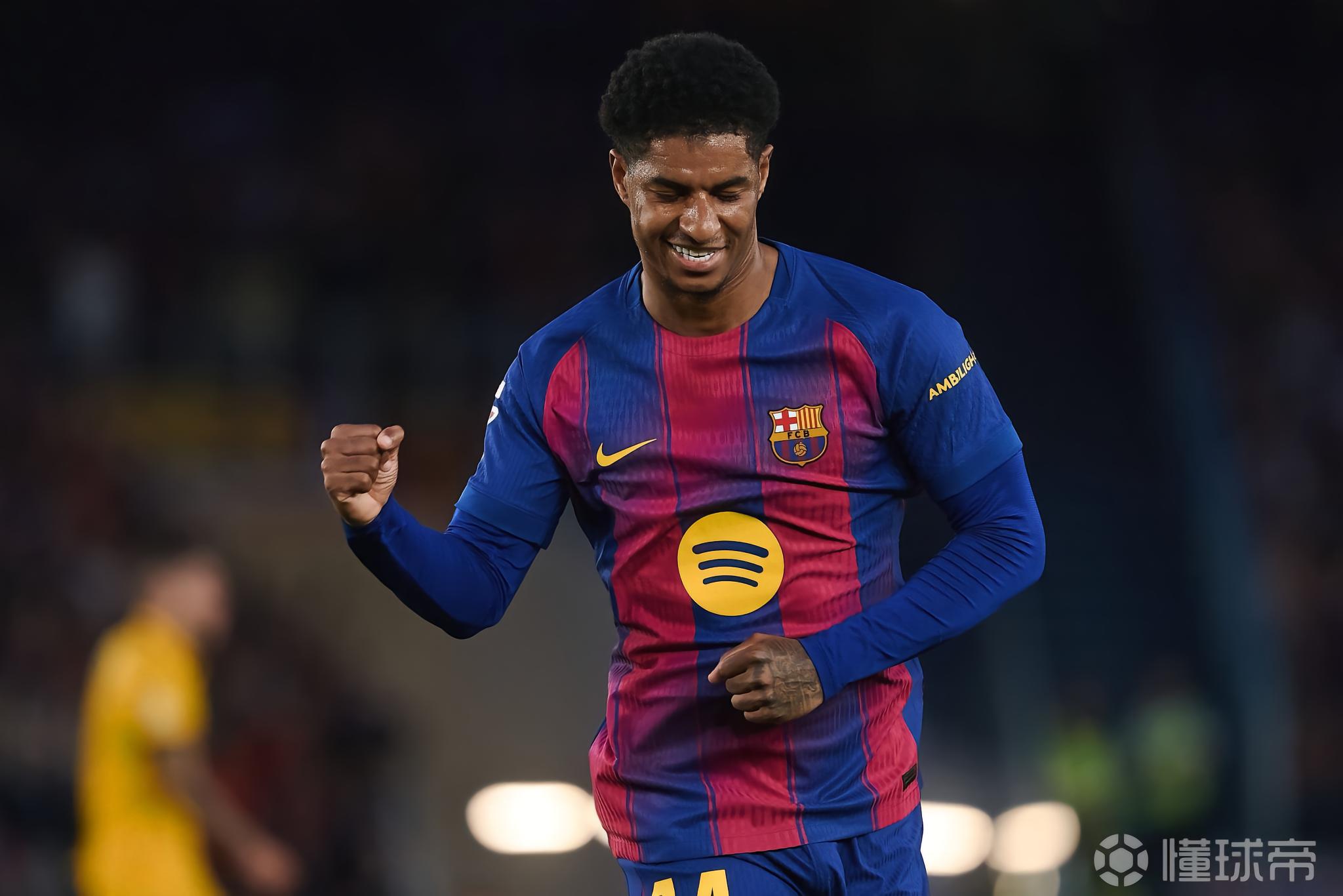 德天空：巴萨不愿花3000万欧买断拉什福德，正推动续租球员