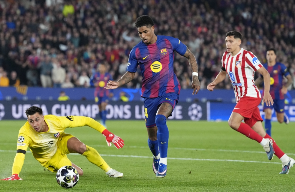 德天空：巴萨想再次租借拉什福德 不想激活3000万欧买断条款