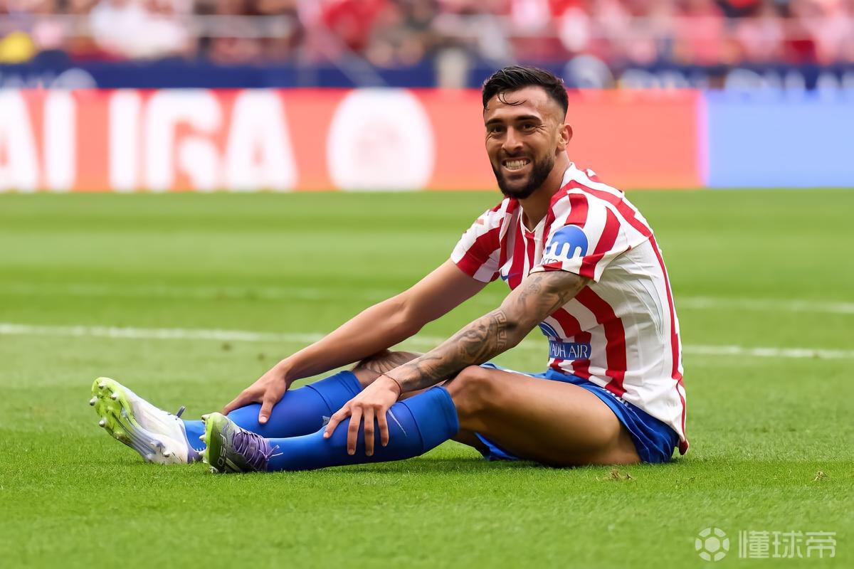 记者：马竞前锋冈萨雷斯训练中肌肉受伤，将缺阵3-4周