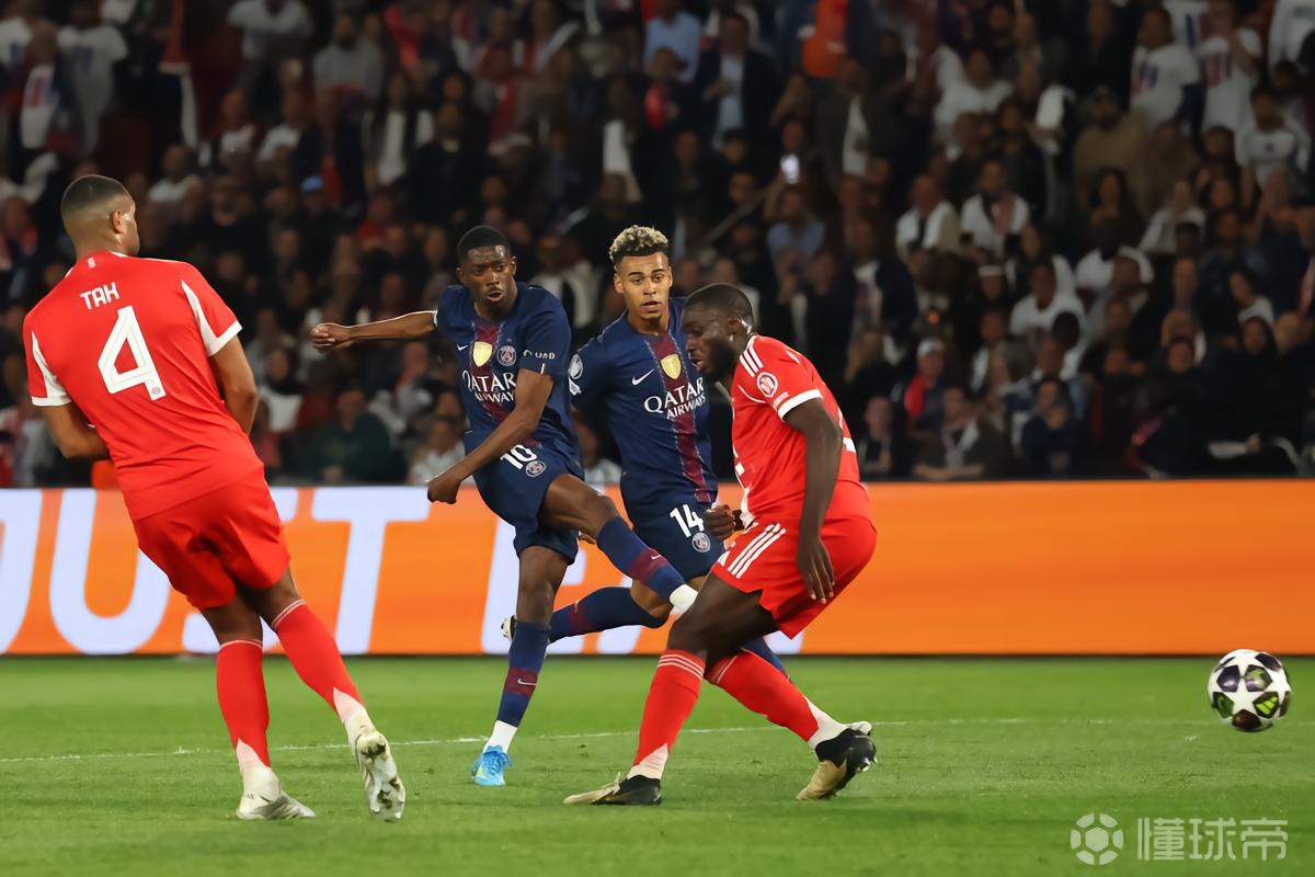 火力全开，巴黎单赛季欧冠4场进球5+为所有球队最多
