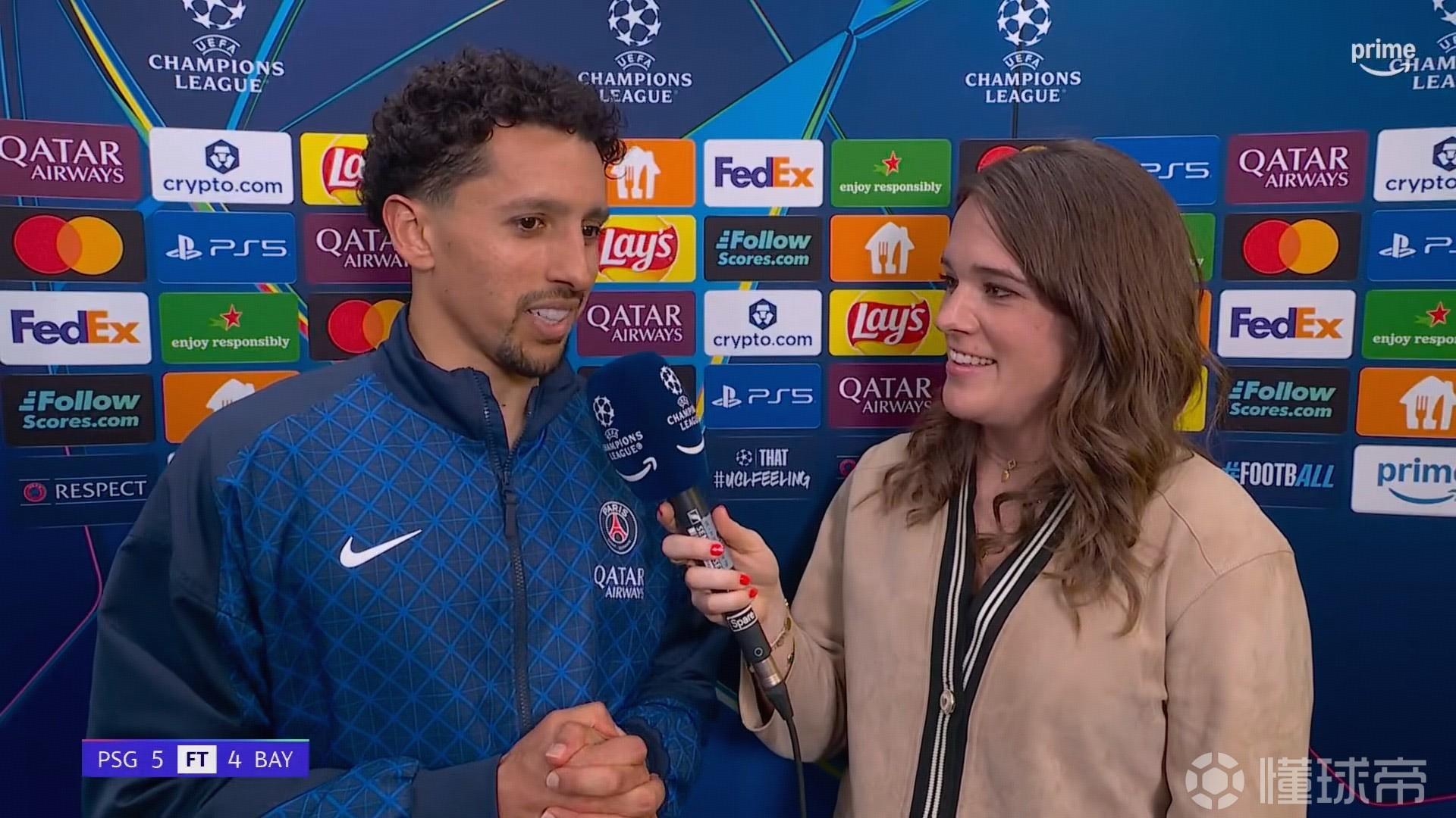 马尔基尼奥斯：每一个足球迷都会爱上这样的一场比赛