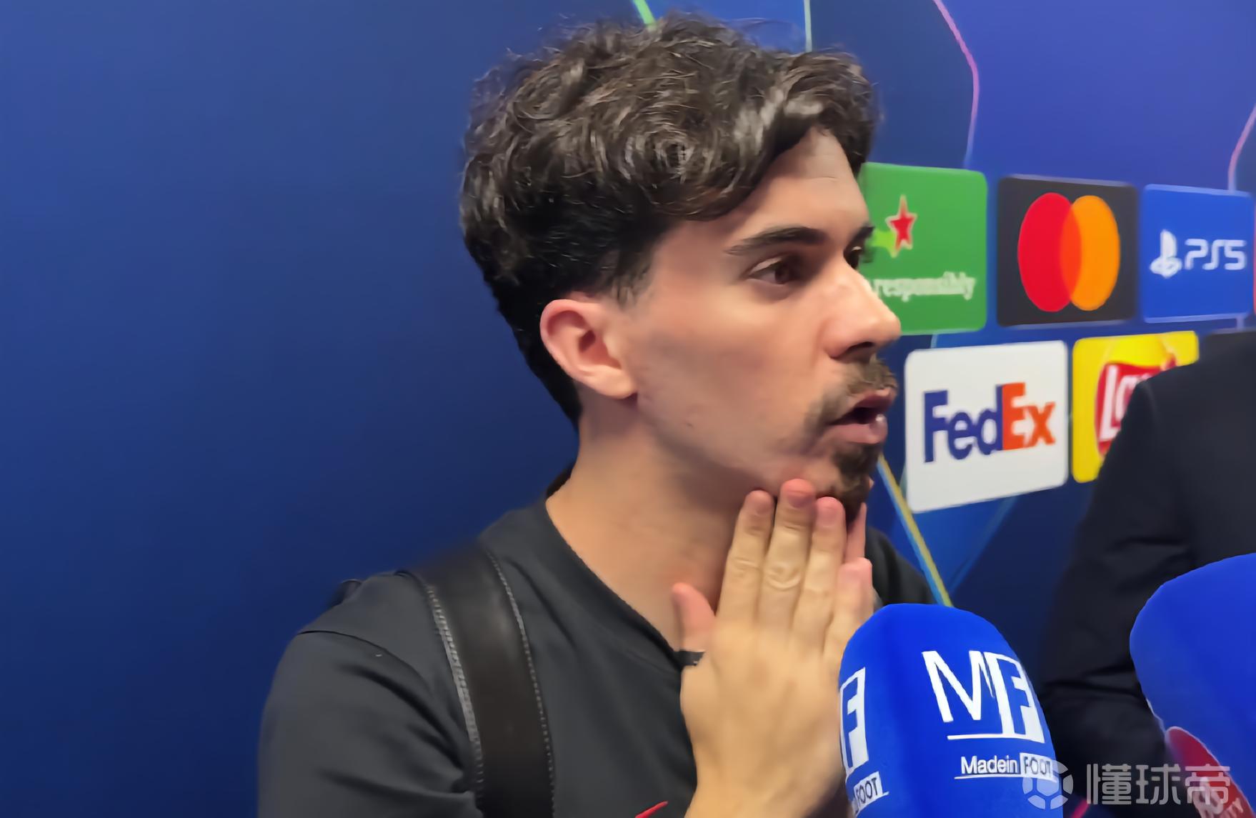 维蒂尼亚：对次回合更有信心，毕竟我们最终5-4赢下了比赛