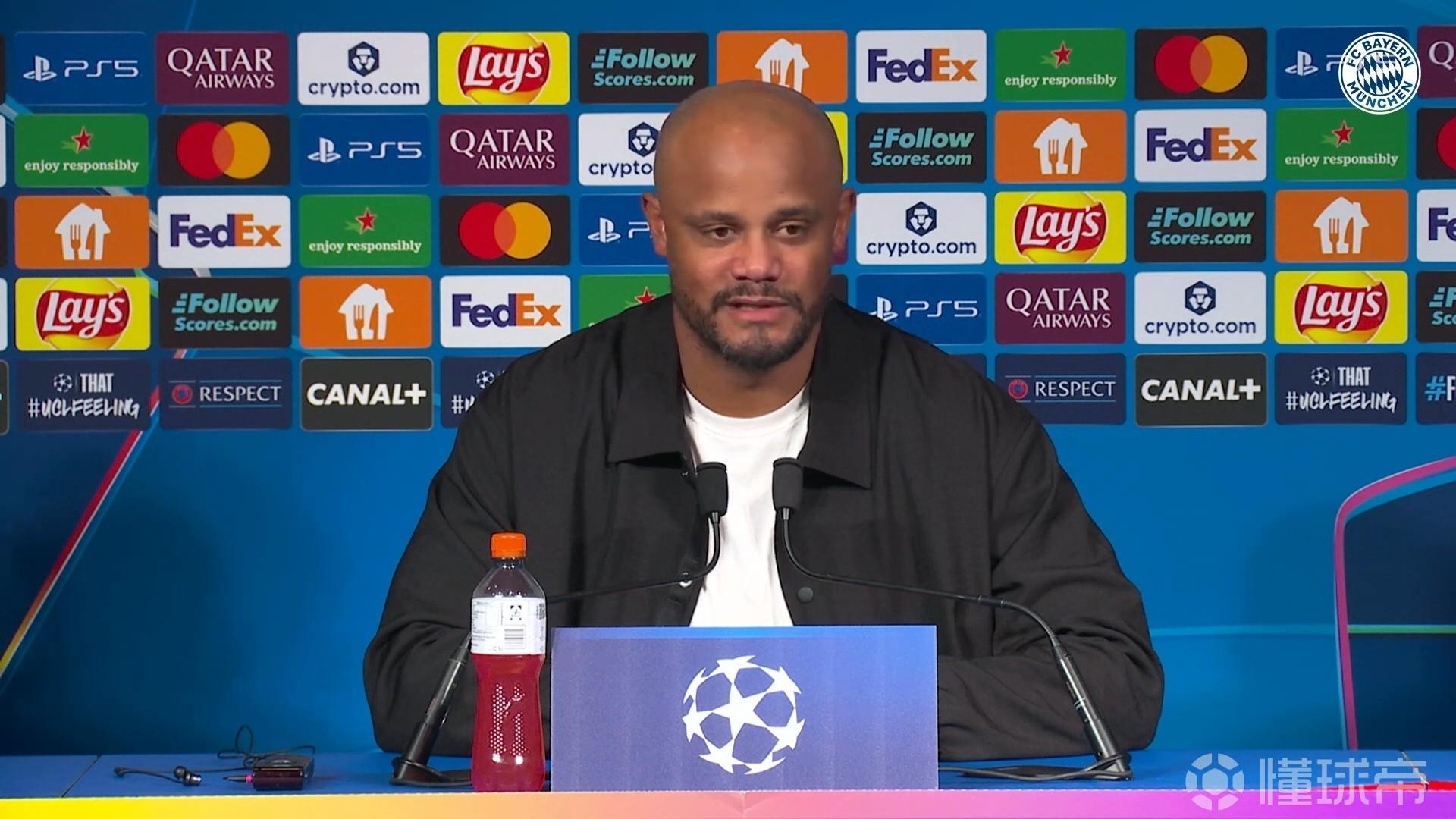 孔帕尼：次回合可能很相似只是进球没这么多，我已经迫不及待