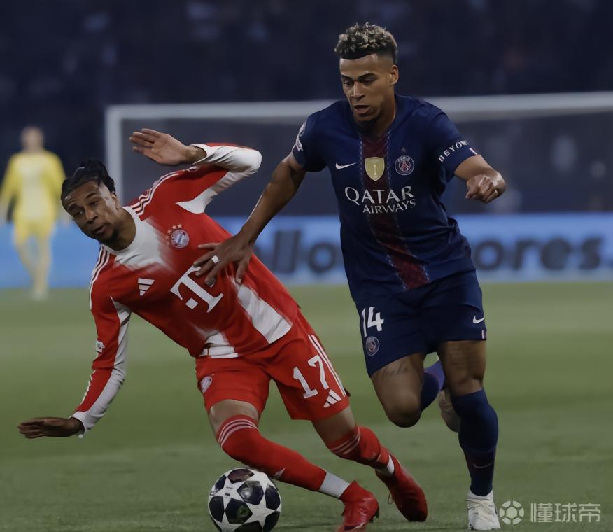 名记：巴黎拜仁这场高水平对决，值得英超联赛深思借鉴