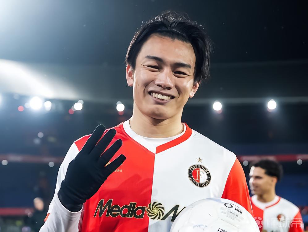 记者：热刺询价日本前锋上田绮世；球员25球领跑荷甲射手榜