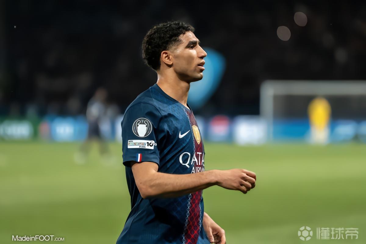 记者：若巴黎晋级欧冠决赛，阿什拉夫应该可以出场