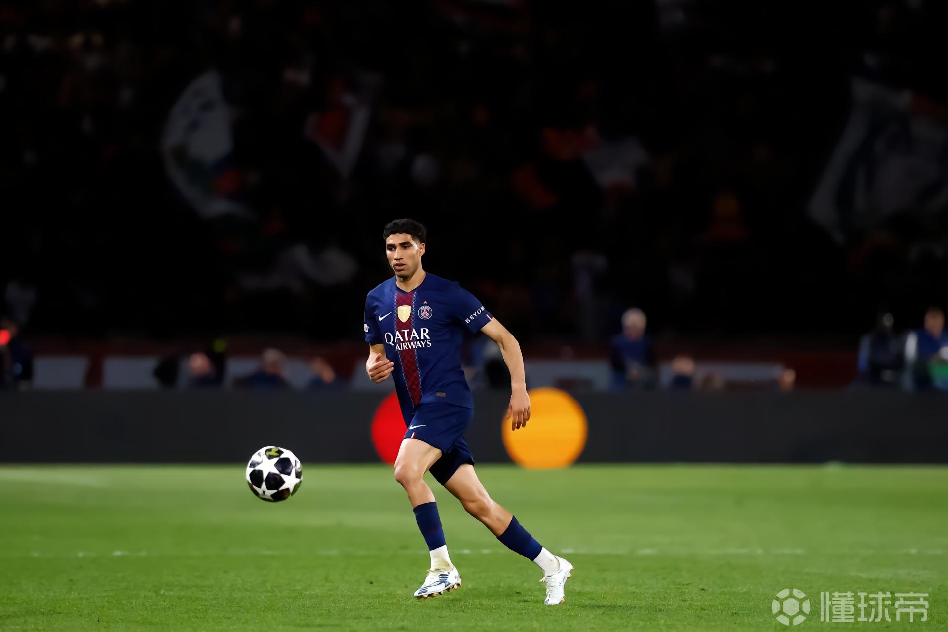 巴黎官方：阿什拉夫、舍瓦利耶大腿受伤，未来几周内接受治疗