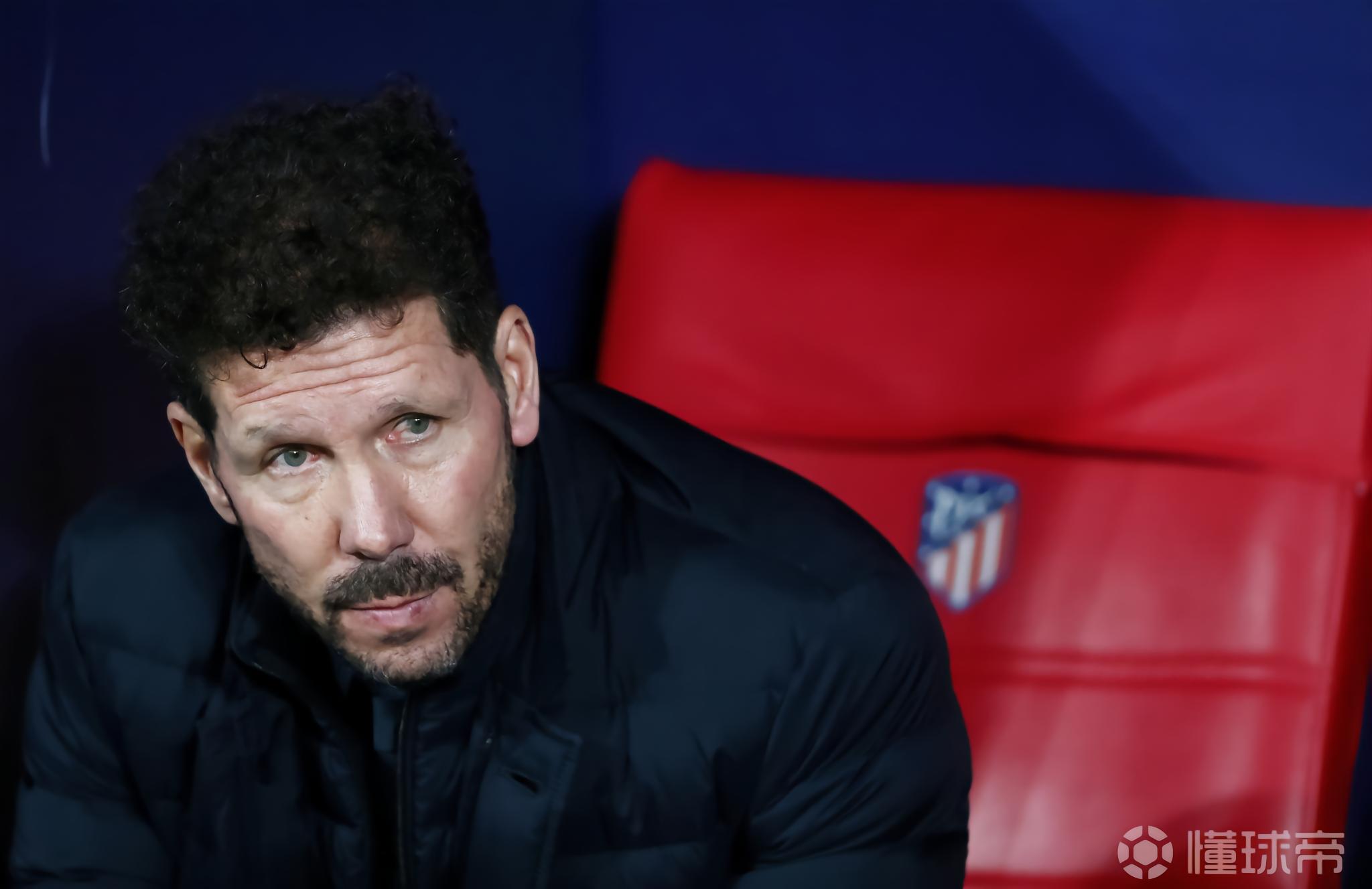 西蒙尼将迎来执教生涯第130场欧冠，同期仅瓜帅141场更多