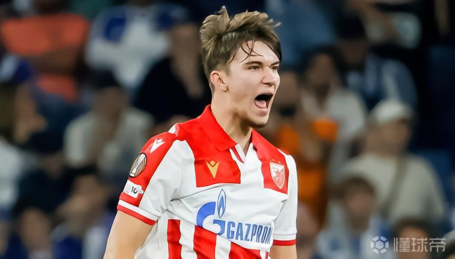 罗马诺：阿森纳有意贝尔格莱德红星的17岁攻击型中场科斯托夫
