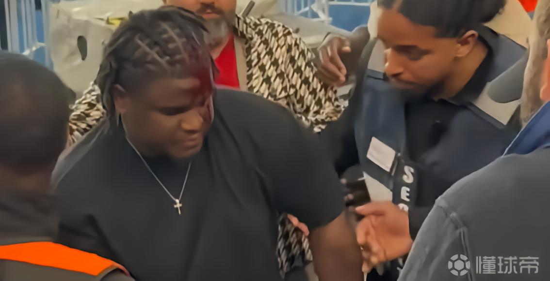 图片报：于帕的朋友观战欧冠半决赛时被一玻璃瓶砸中，头破血流