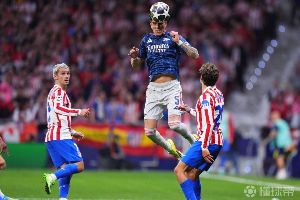 10胜3平，阿森纳连续13场欧冠不败追平队史最长纪录