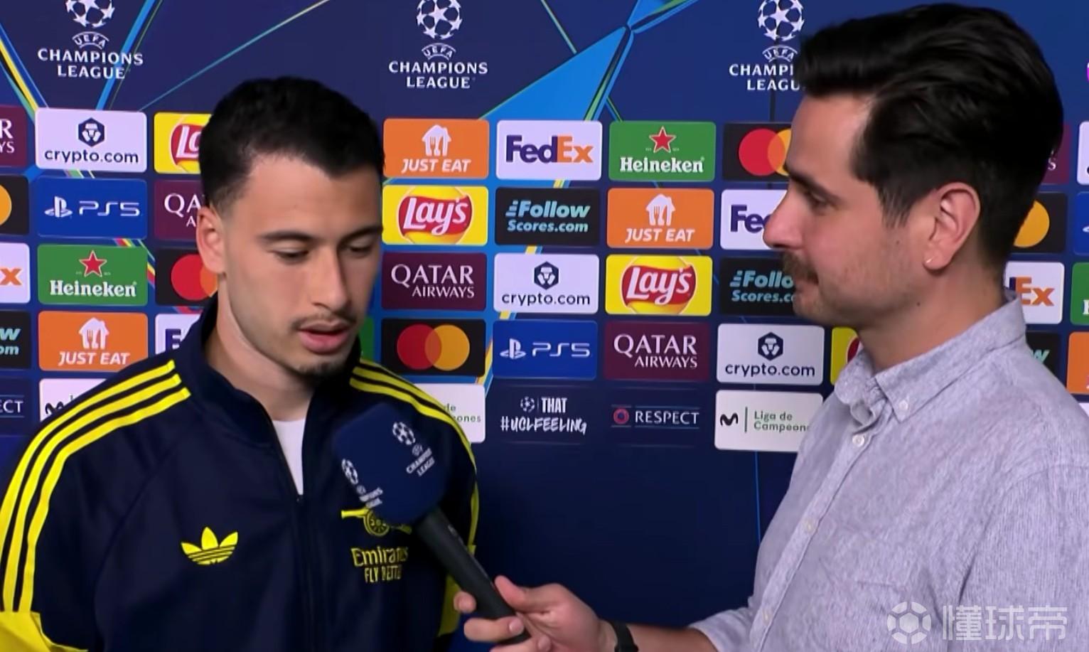 马丁内利：埃泽的倒地毫无疑问是点球；巴黎vs拜仁观赏性更高