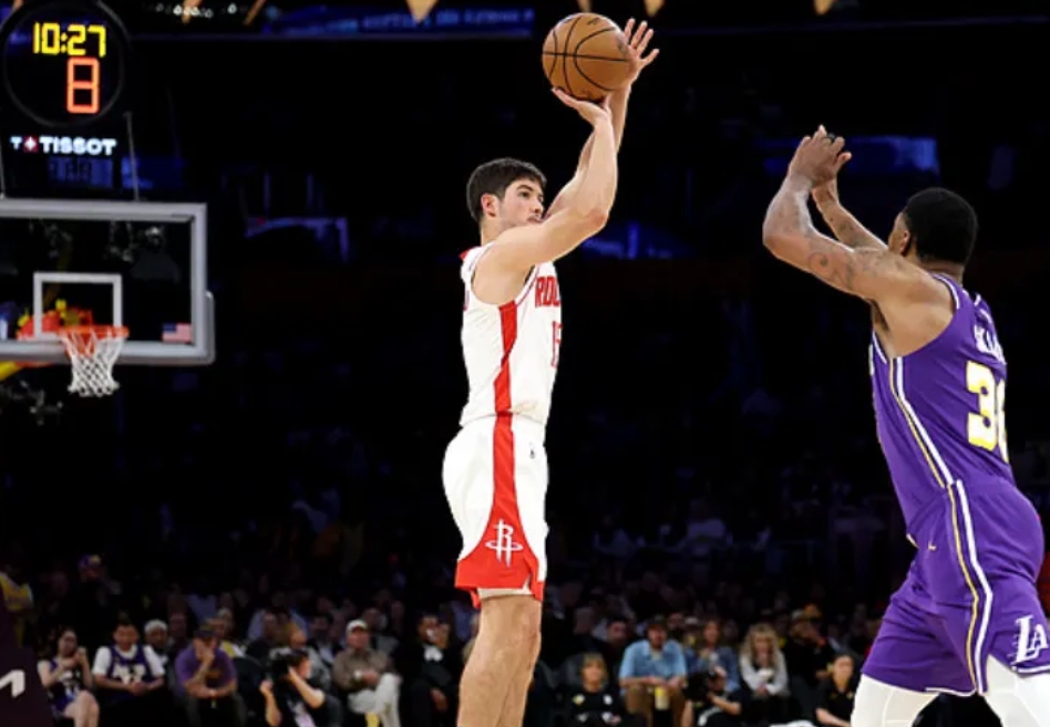 火箭再胜湖人追至2-3 詹姆斯25+7杜兰特缺战