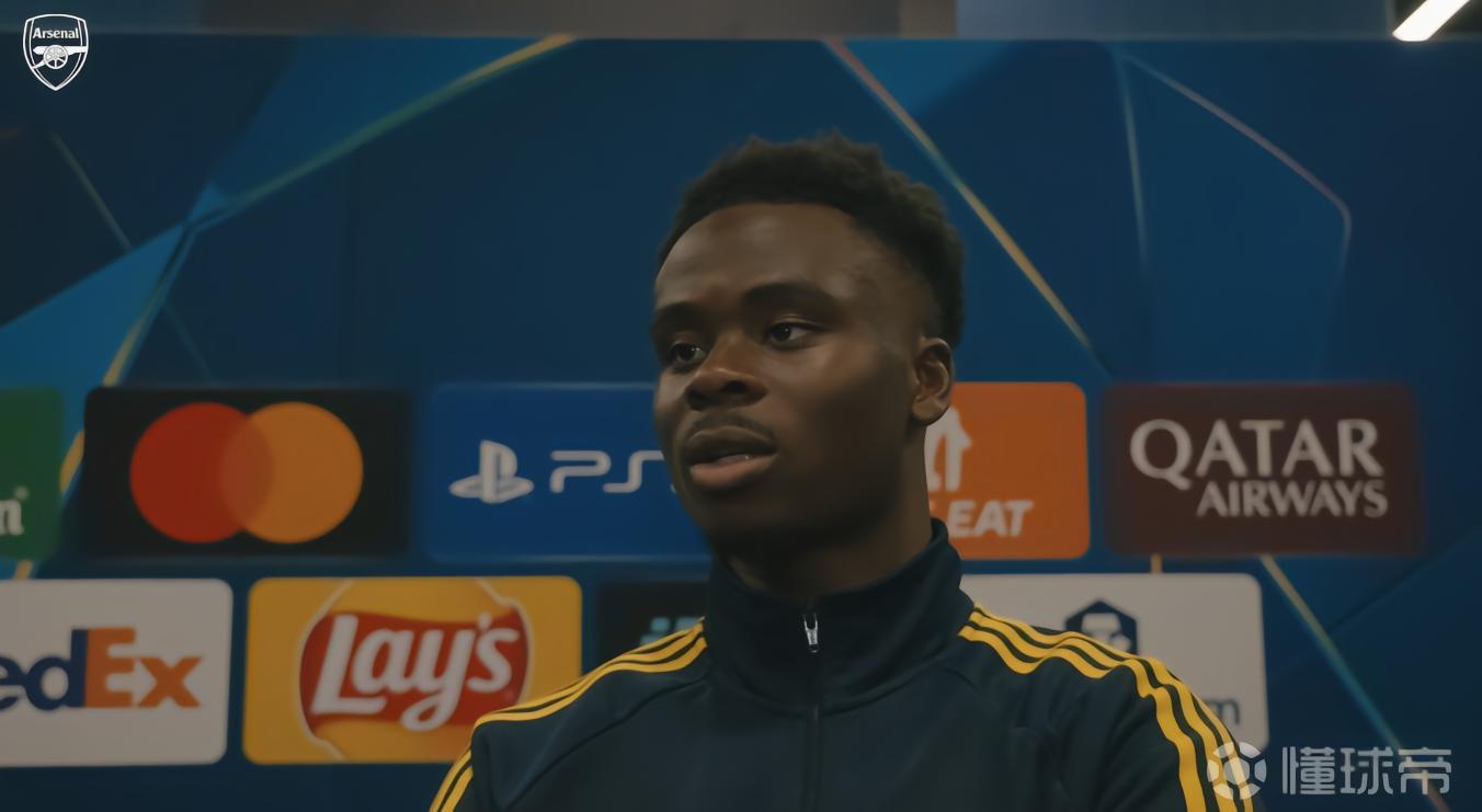 萨卡：平局不算糟，我们有信心回到主场完成任务