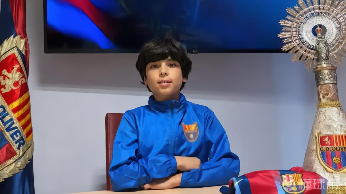 每体：巴萨已敲定11岁小将马特奥-洪萨，他的能力远超同龄人