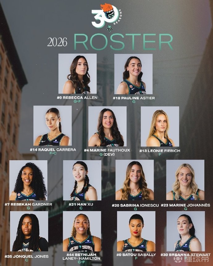 时隔三年重返WNBA，韩旭成为纽约自由人队正式球员