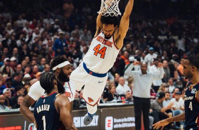 NBA东决-尼克斯37分大胜4-0横扫骑士晋级总决赛