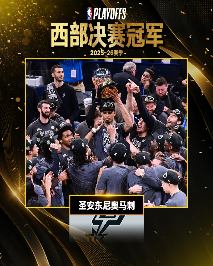 马刺7人上双抢七淘汰雷霆闯进总决赛 文班22+7SGA35分