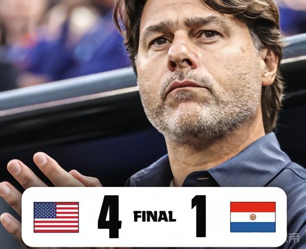 ESPN：美国男足单场打入4球，创下队史单场进球纪录