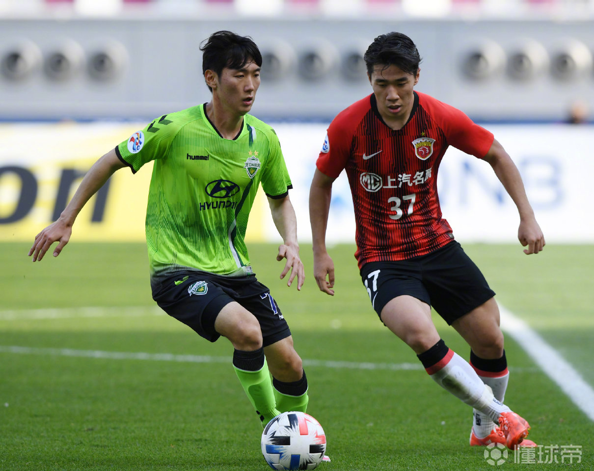 海港与亚冠对手历史战绩：对全北现代2胜2平2负，与5队无交锋