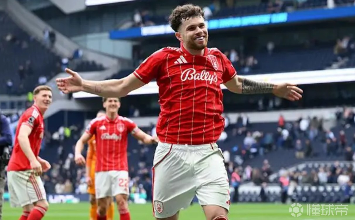 名记：热刺有意内科-威廉斯，但森林无意出售并在与球员谈续约