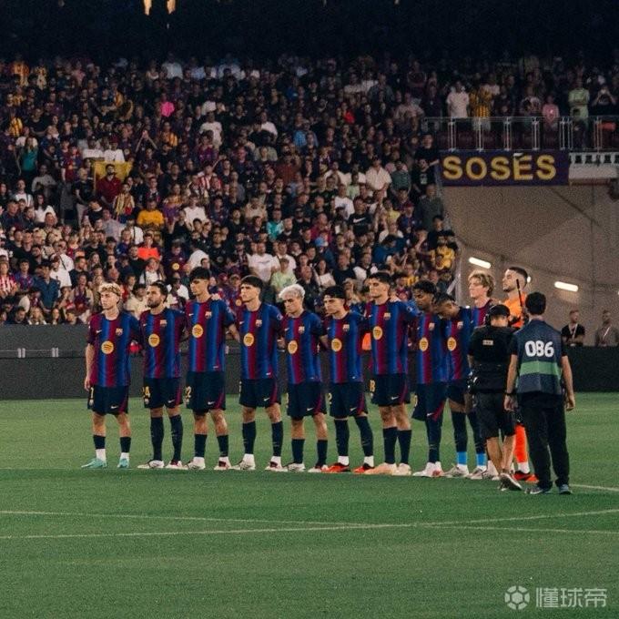 巴萨对毕包首发平均年龄仅23.18岁，打破队史主场最年轻纪录