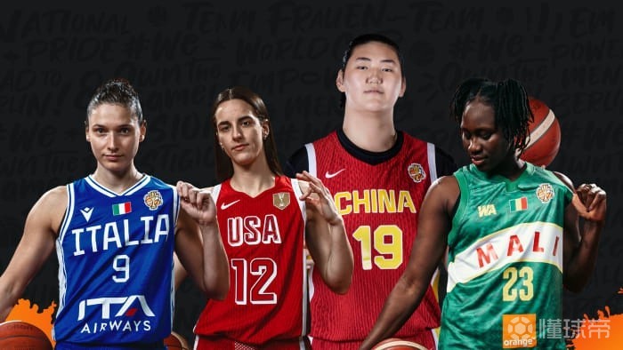 FIBA官方点击量排行：张子宇韩旭领跑，美国三将在列