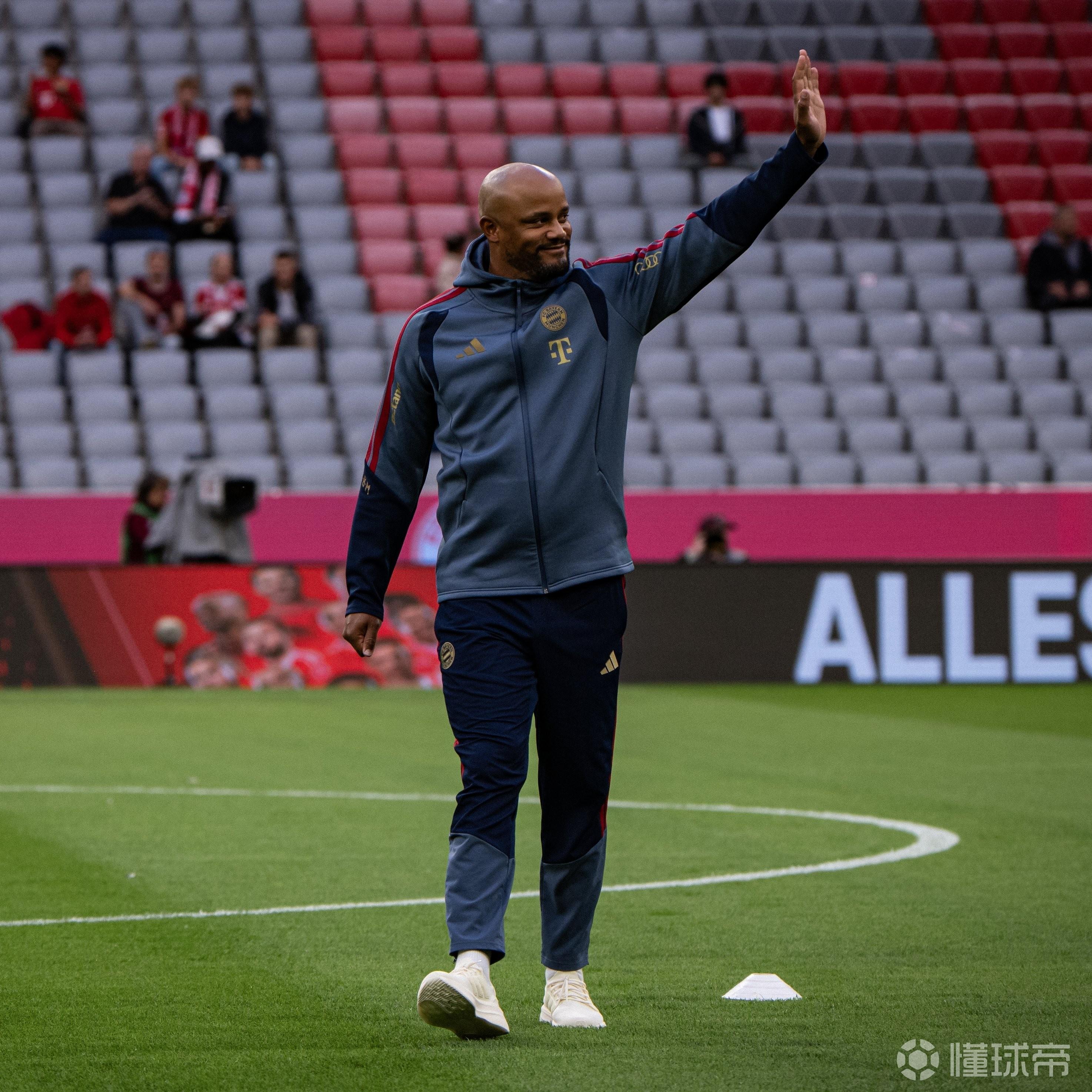7-0大胜柏林联合，孔帕尼第2次带队在德甲单场净胜7球