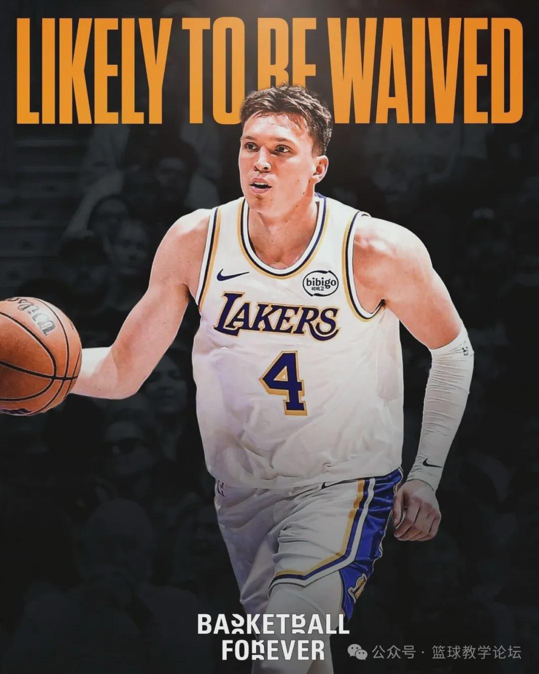 0+1+0！再见湖人！短短2年，NBA生涯凉凉