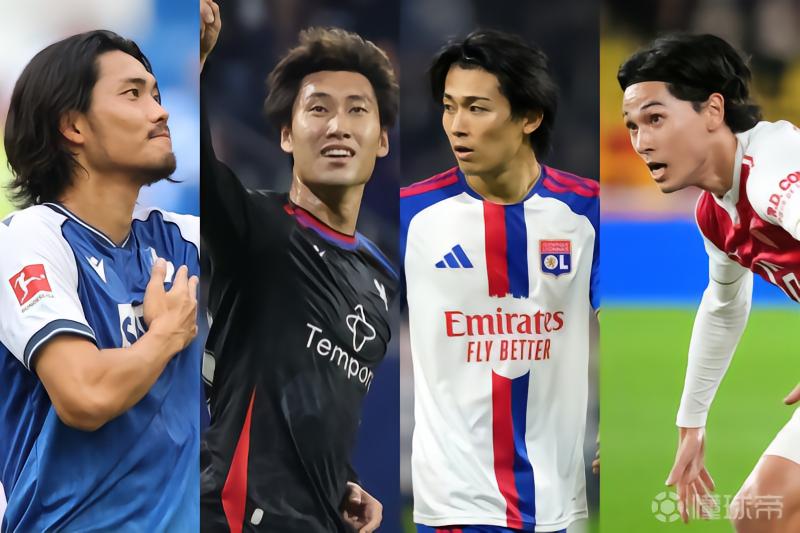 日媒盘点日本球员本轮欧联表现：8人出场，斩获2球2助